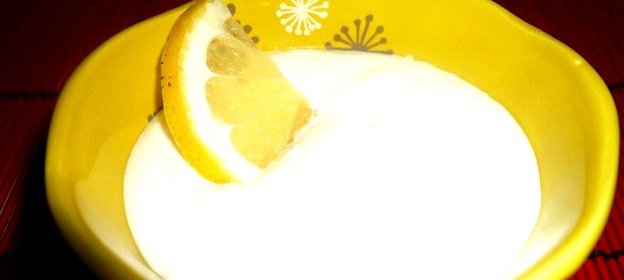 Ванильно-лимонный творожный десерт