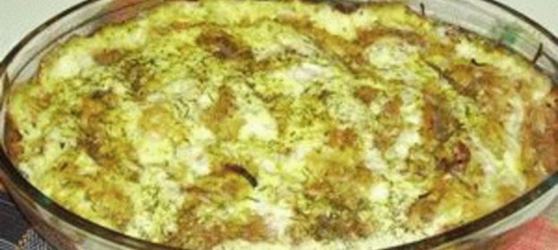 Мясная запеканка Спящая красавица (вариант)