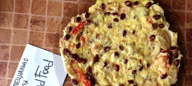 Пицца с основой из курицы