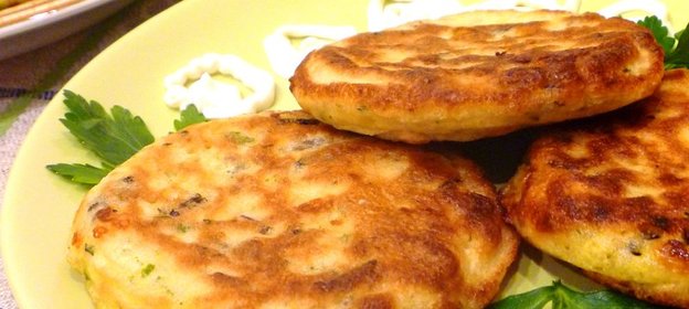 Оладьи кабачковые с сыром и диким рисом