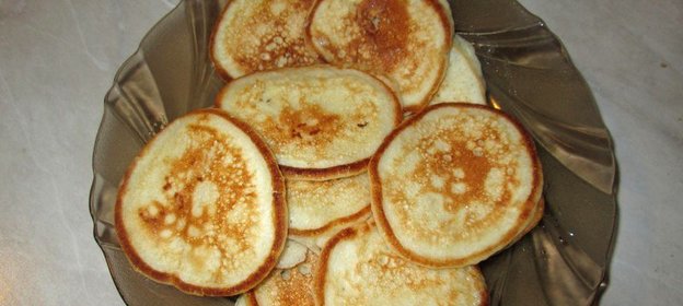 Оладьи из кабачка на кефире