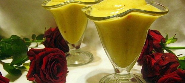 Бананово-персиковый сорбет