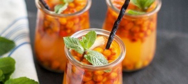 Горячий облепиховый коктейль