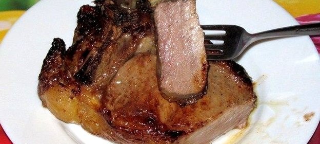 Антрекот из говядины в духовке