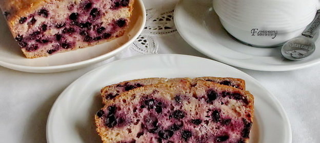 Лимонно-черничный кекс (Lemon blueberry bread)