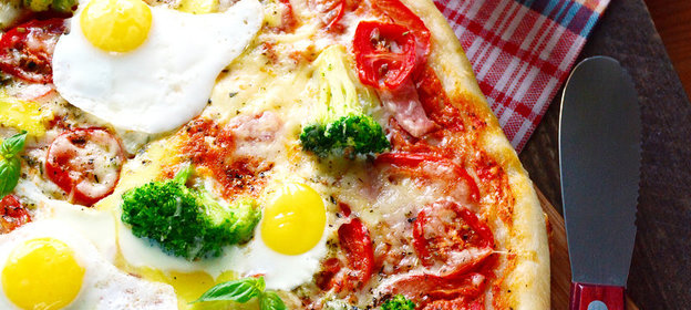 Пицца на завтрак