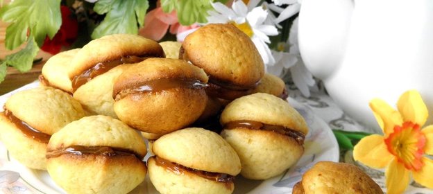 Печенье с вареной сгущенкой