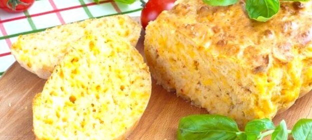 Быстрый хлеб с мраморным сыром