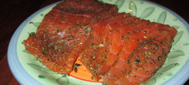 Салат с морской капустой