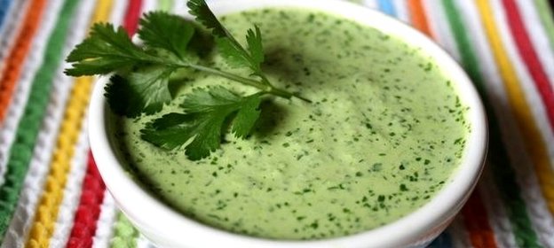 Сливочный соус с зеленью