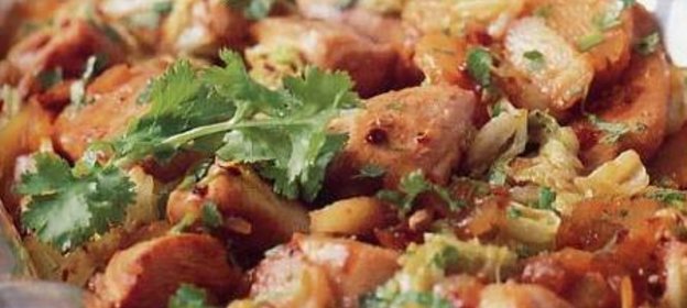 Суп с морской капустой