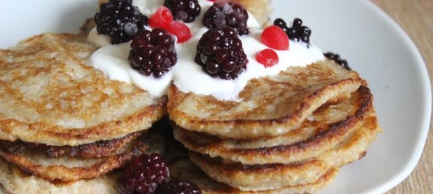 Оладьи из смеси многозерновых хлопьев