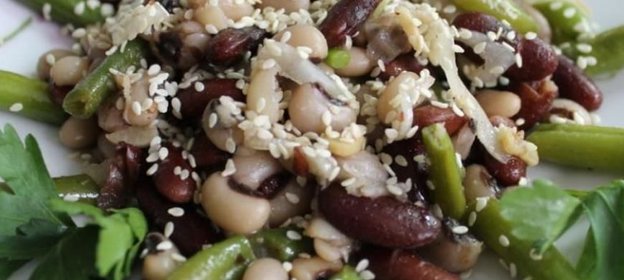 Салат Три фасольки