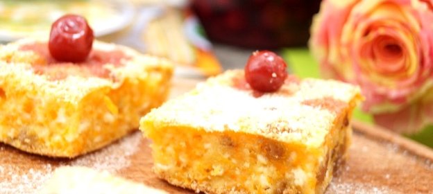 Детская запеканка из творога