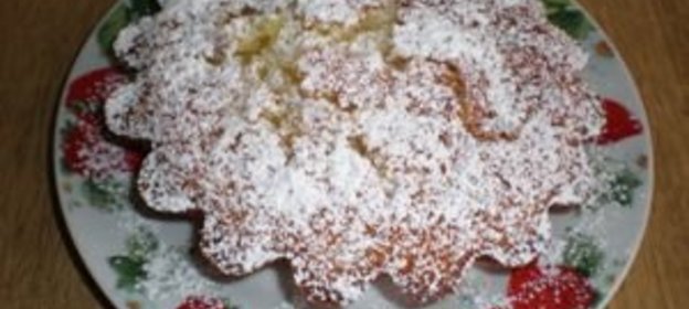 Лимонный кекс на кефире