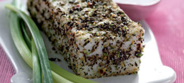 Соленое сало со специями