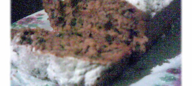 Орехово-ванильный кекс с какао