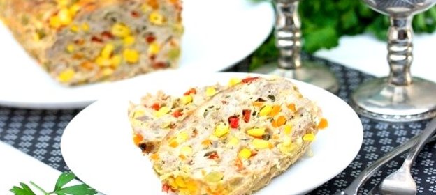 «Разноцветный» мясной хлебец