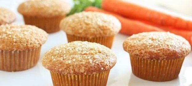 Морковные кексы с имбирем и корицей