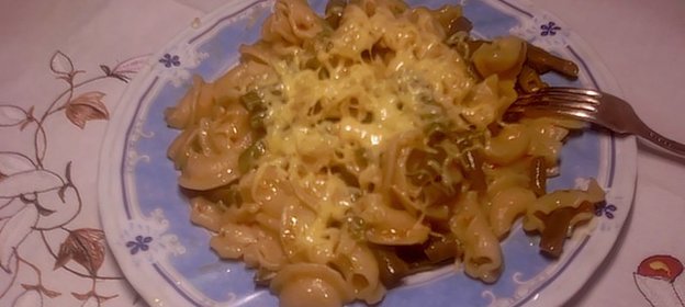 Паста со стручковой фасолью в томатном соусе. Ещё один способ приготовления