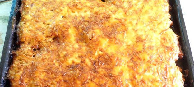 Мясо под шубой в духовке