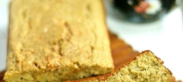 Банановый кекс с яблоком