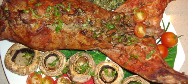 Творожная запеканка с фруктами