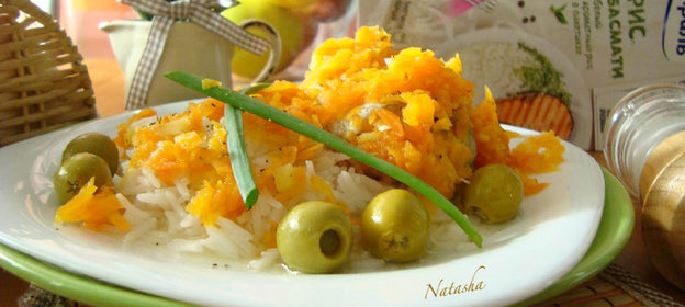 Морская рыба с морковью и имбирём с рисом Басмати от Мистраль