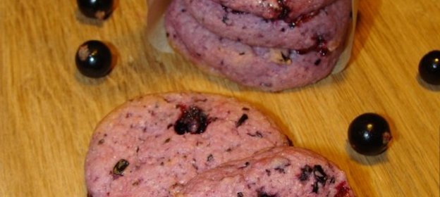 Черносмородиновое печенье
