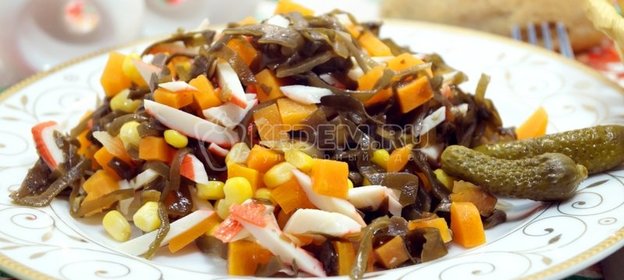 Салат из морской капусты