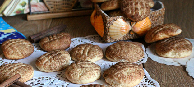 Песочное печенье с корицей