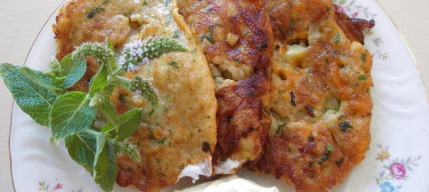 Оладьи из кольраби