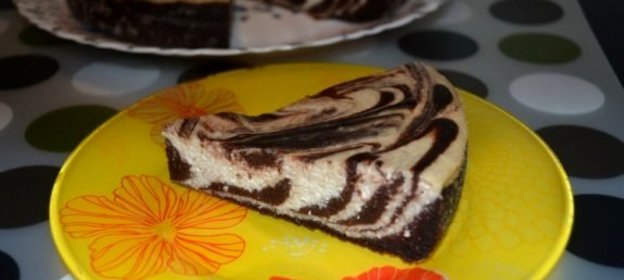 Кекс мраморный в мультиварке