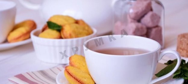 Кукурузное печенье с мятным ганашем