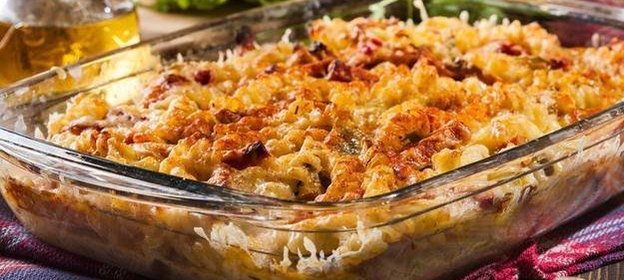 Запеканка с фаршем и макаронами