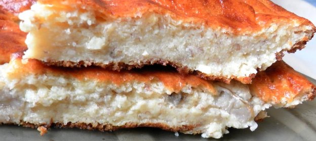 Воздушная творожно-банановая запеканка