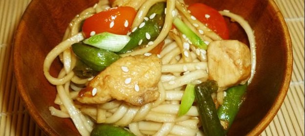 Лапша вок по-тайски