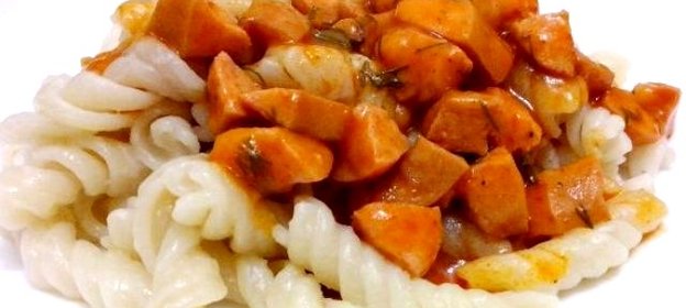 Быстрая подлива к макаронам