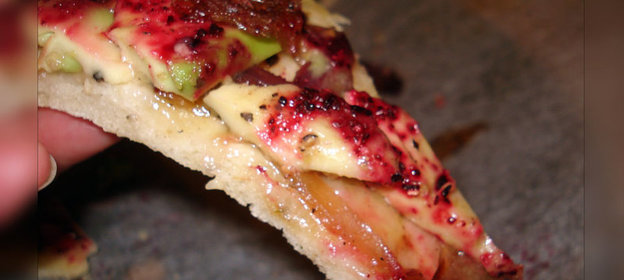 ПИЦЦА минималистическая - в стиле ФЬЮЖН