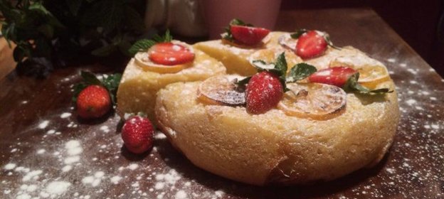 Лимонный кекс