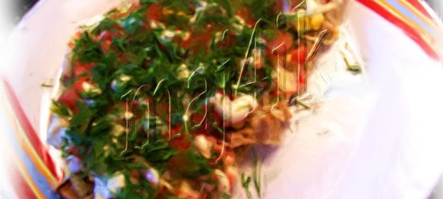 Быстрая запеканка-салат