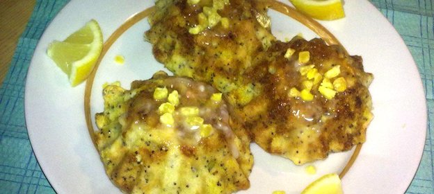 Лимонные кексы с маком