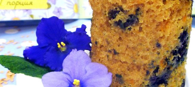 Кекс черничный (безглютеновый)