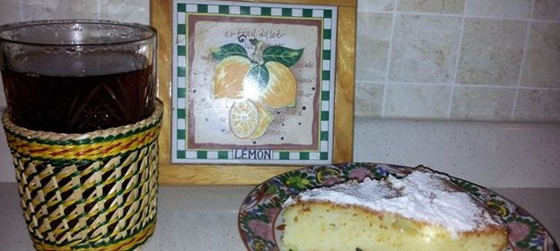 Лимонная запеканка с сыром рикотта