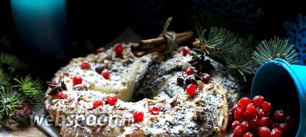 Маковый кекс на Рождество