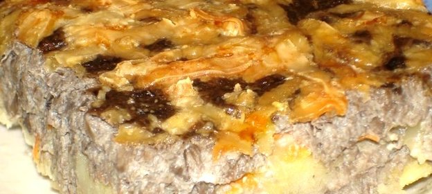 Запеканка с грибами