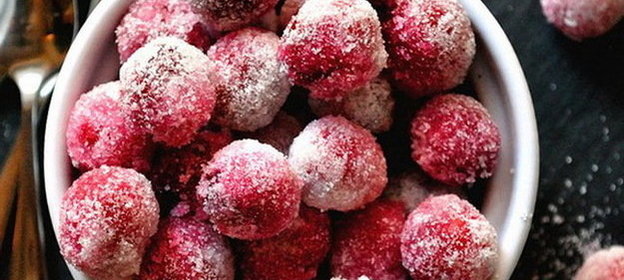 Клюква в сахарной пудре