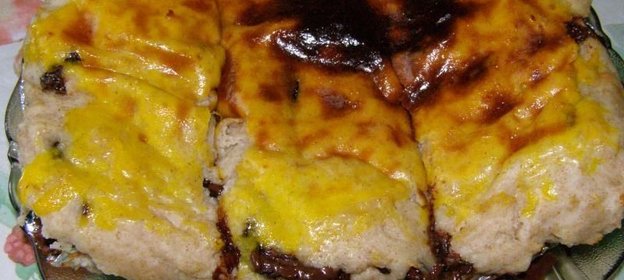 Запеканка с шоколадом