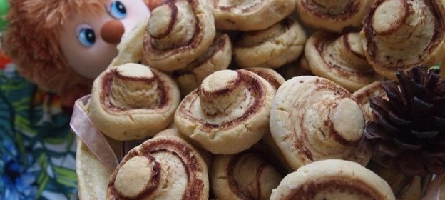 Печенье «Грибочки в лукошке»