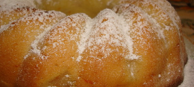 Сметанный кекс с цедрой апельсина